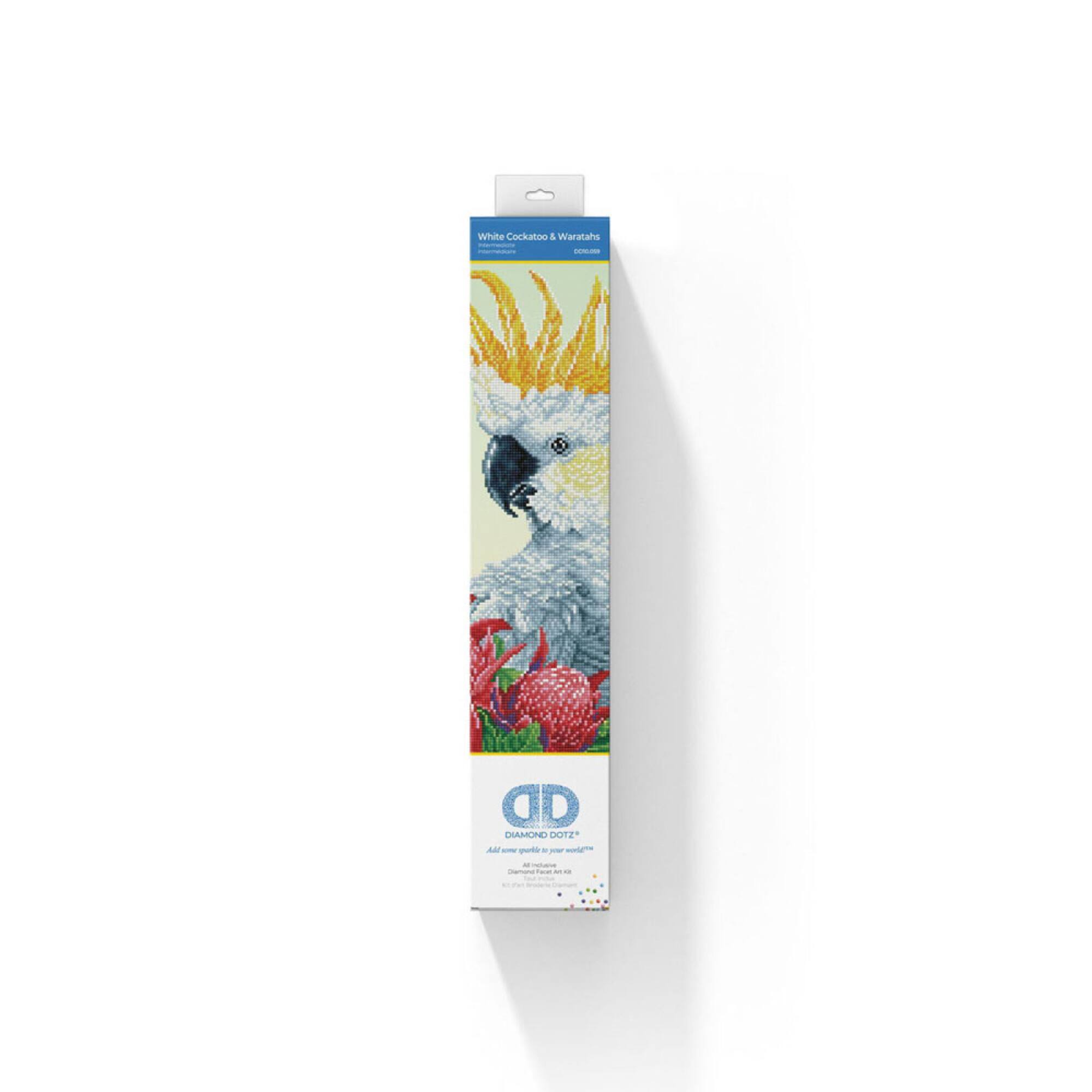 Diamond Dotz® White Cockatoo Diamond Painting Kit